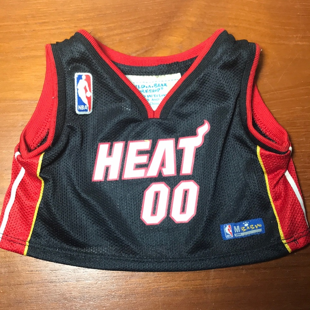 Build A Bear BAB Workshop Miami Heat shirt Jersey top